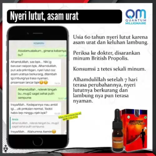 manfaat-british-propolis-mengobati-asam-urat