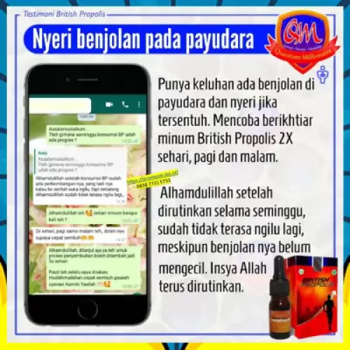 manfaat-british-propolis-mengobati-benjolan-payudara