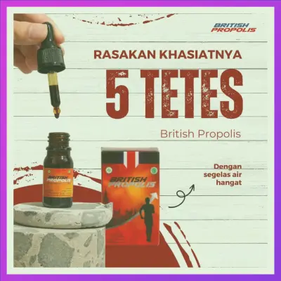 Jual British Propolis Untuk Mengobati Penyakit Terdekat Di Kabupaten Sukabumi | Gratis Ongkir - 083877315731