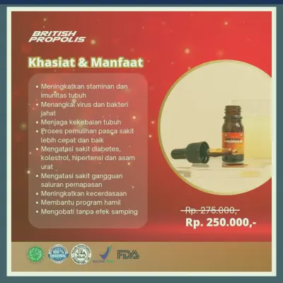 Jual British Propolis Untuk Dewasa Terdekat Di Kabupaten Purwakarta | Gratis Ongkir - 083877315731