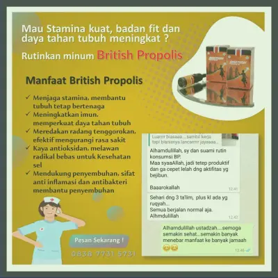 Distributor British Propolis Untuk Anak Terdekat Di Kabupaten Subang | Gratis Ongkir - 083877315731